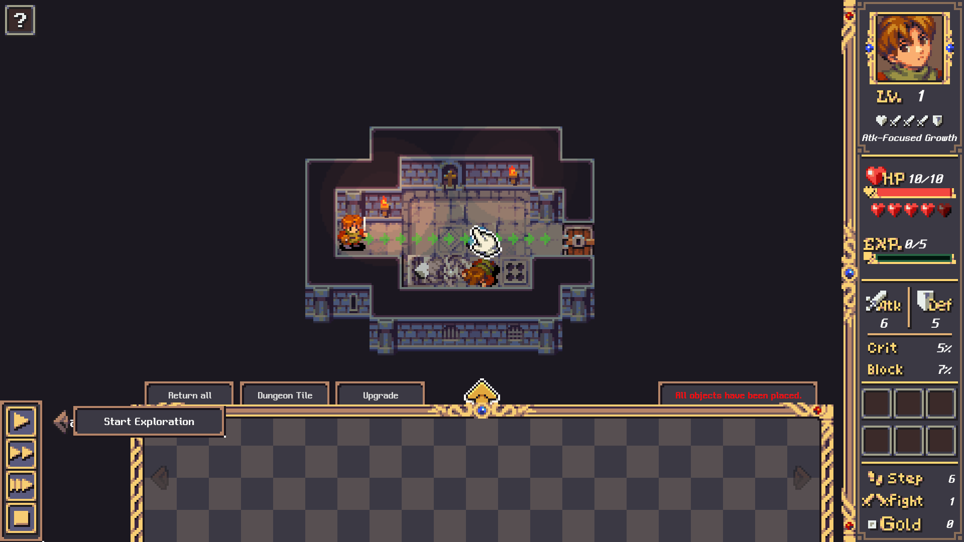 Stage1 clear attempt layout